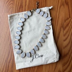 J. Crew White Statement Choker Necklace